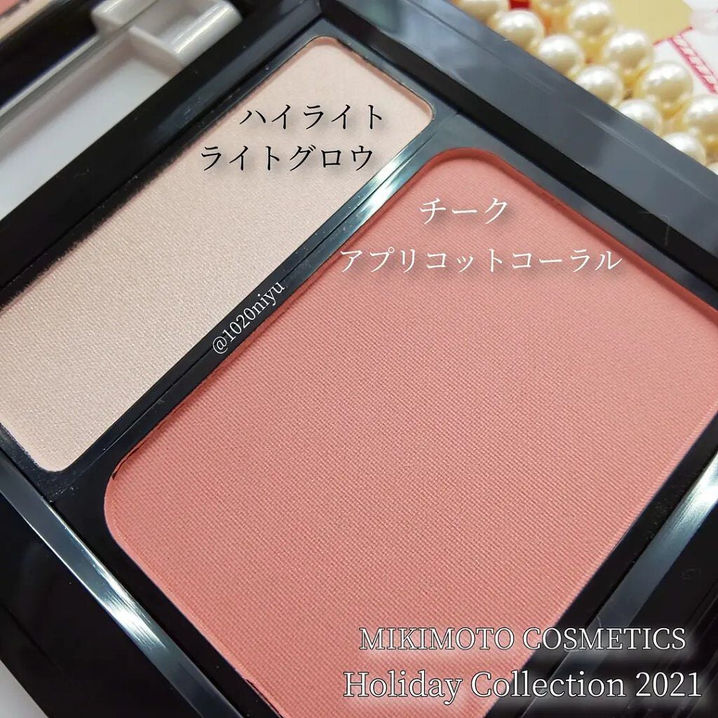 フェイスカラーパレット/ミキモト コスメティックス/メイクアップキットを使ったクチコミ(3枚目)