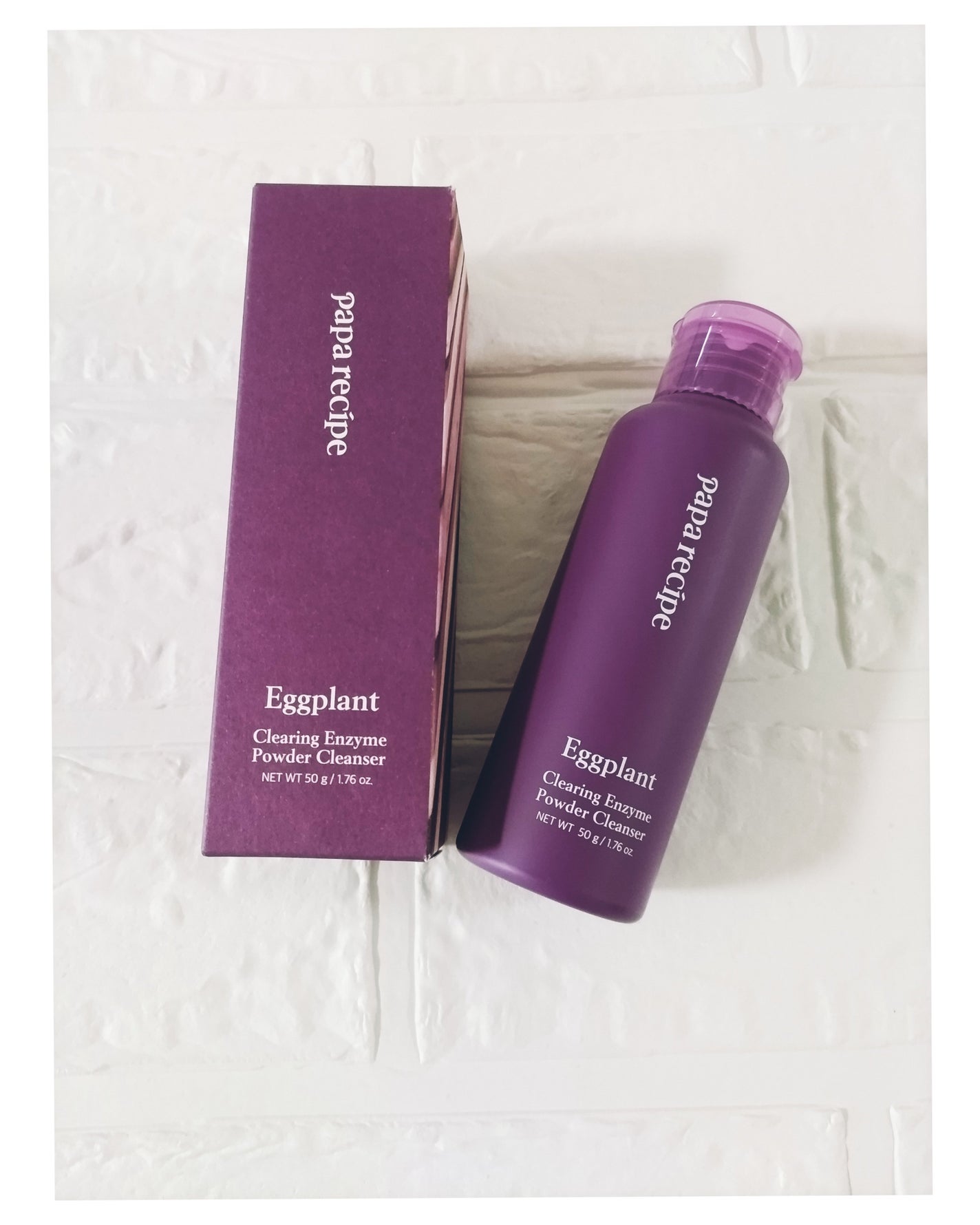 ナスクリアリング酵素洗顔パウダー/PAPA RECIPE/洗顔パウダーを使ったクチコミ(1枚目)