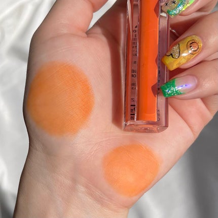 ダイヤモンドシリーズ 星空リキッドアイシャドウ OR 01 マットオレンジ/ZEESEA/リキッドアイシャドウを使ったクチコミ(3枚目)