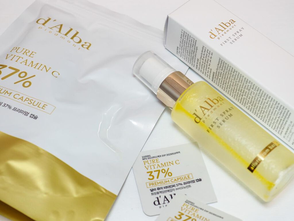 ダルバ ホワイトトリュフファーストスプレーセラム/ダルバ/ミスト状化粧水を使ったクチコミ（1枚目）