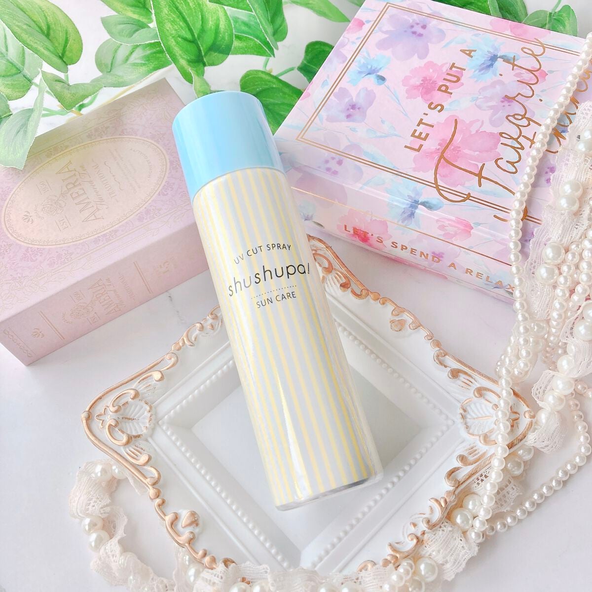 UVカット&メイクキープスプレー/shushupa!/日焼け止めミスト・スプレーを使ったクチコミ(1枚目)