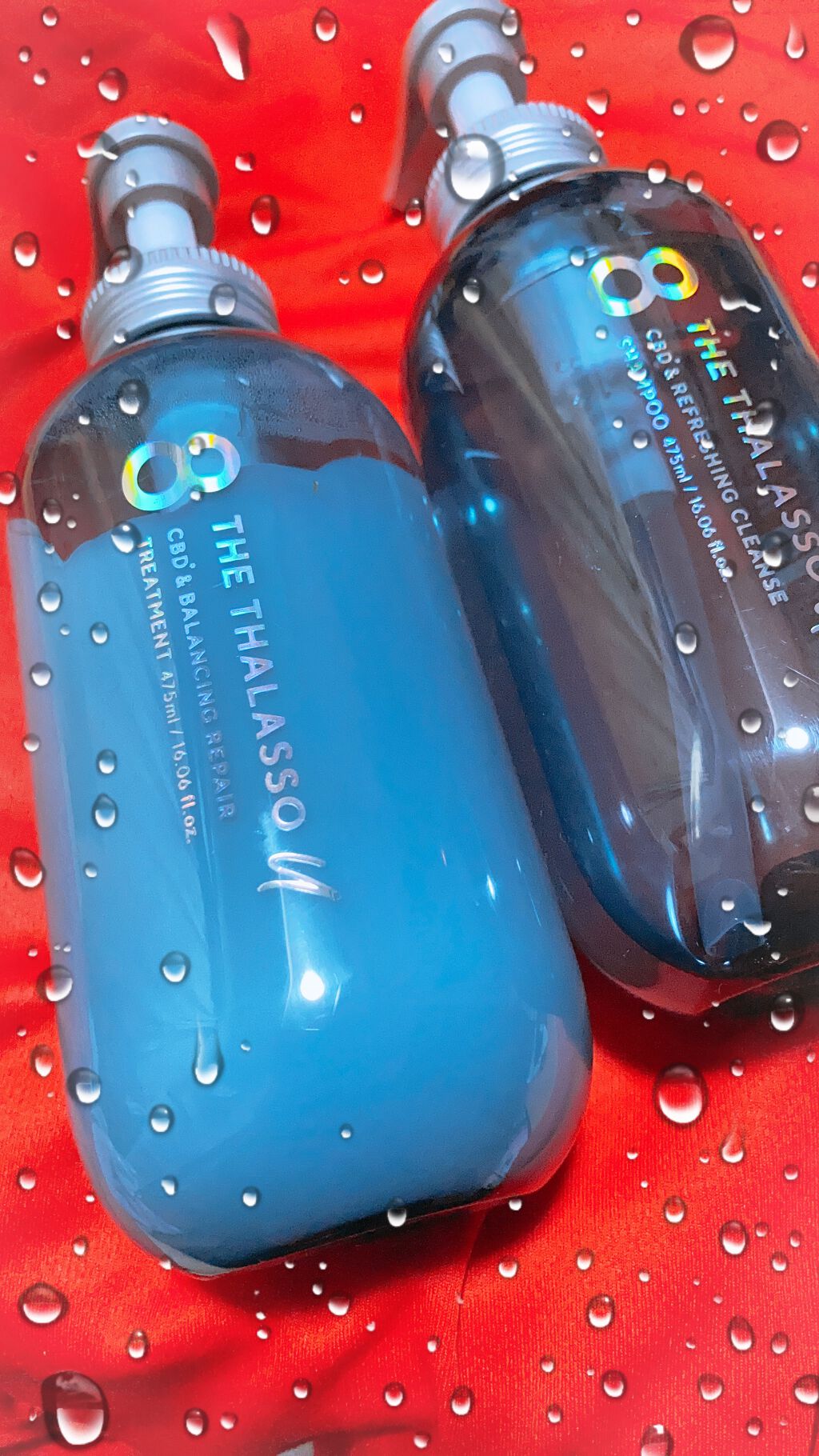 エイトザタラソ ユー CBD&リフレッシング クレンズ 美容液シャンプー/CBD&バランシング ダメージリペア 美容液ヘアトリートメント/エイトザタラソ/市販シャンプーを使ったクチコミ(1枚目)