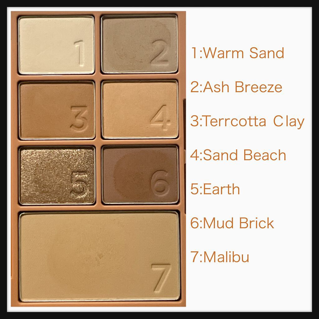 カラーパターンパレット 003 サンドパターン/i’m meme/マルチパレットを使ったクチコミ（3枚目）