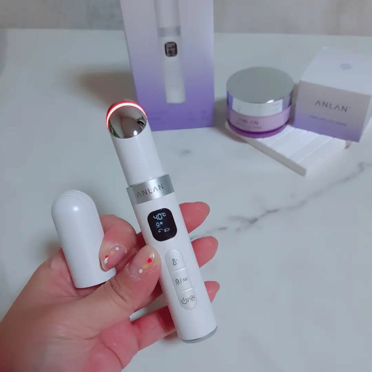 目元用美顔器/ANLAN/美顔器・マッサージを使ったクチコミ(2枚目)