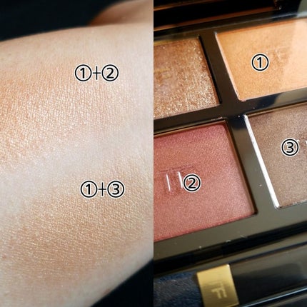 アイ カラー クォード/TOM FORD BEAUTY/アイシャドウパレットを使ったクチコミ(3枚目)