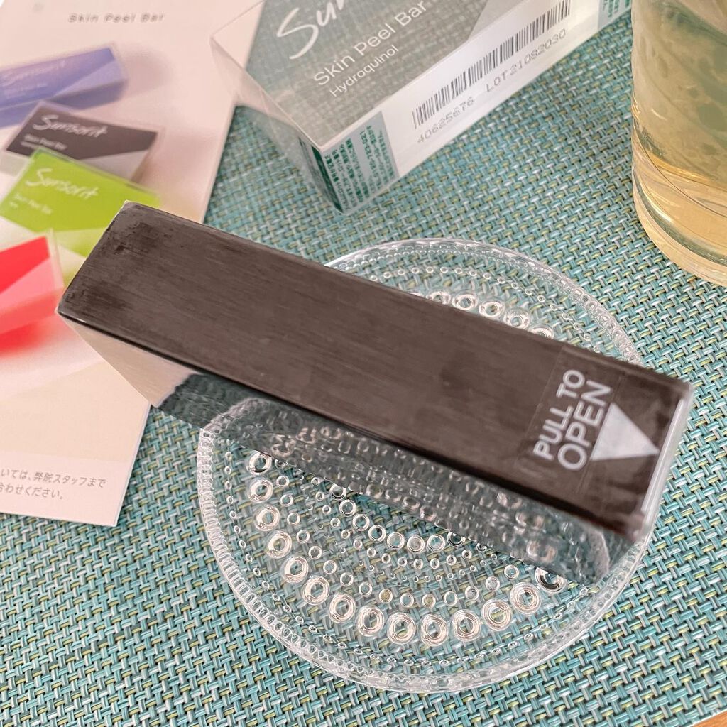 スキンピールバー ハイドロキノール/サンソリット/洗顔石鹸を使ったクチコミ(5枚目)