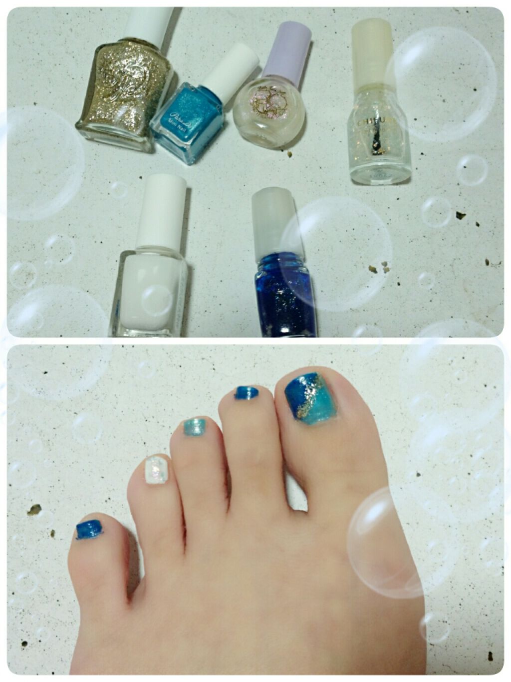 #ブルーネイル,#春恋ネイルのネイルデザイン