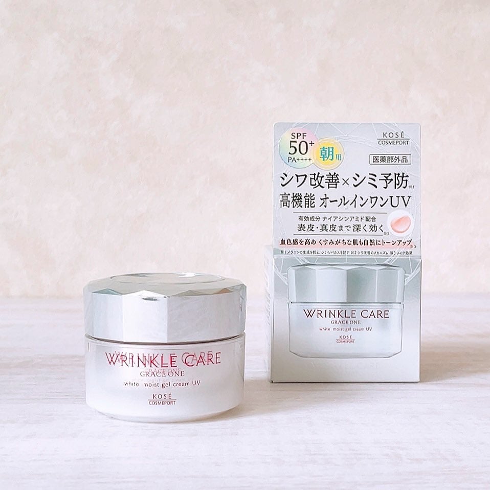 リンクルケア ホワイト モイストジェルクリーム UV/グレイスワン/オールインワン化粧品を使ったクチコミ(1枚目)