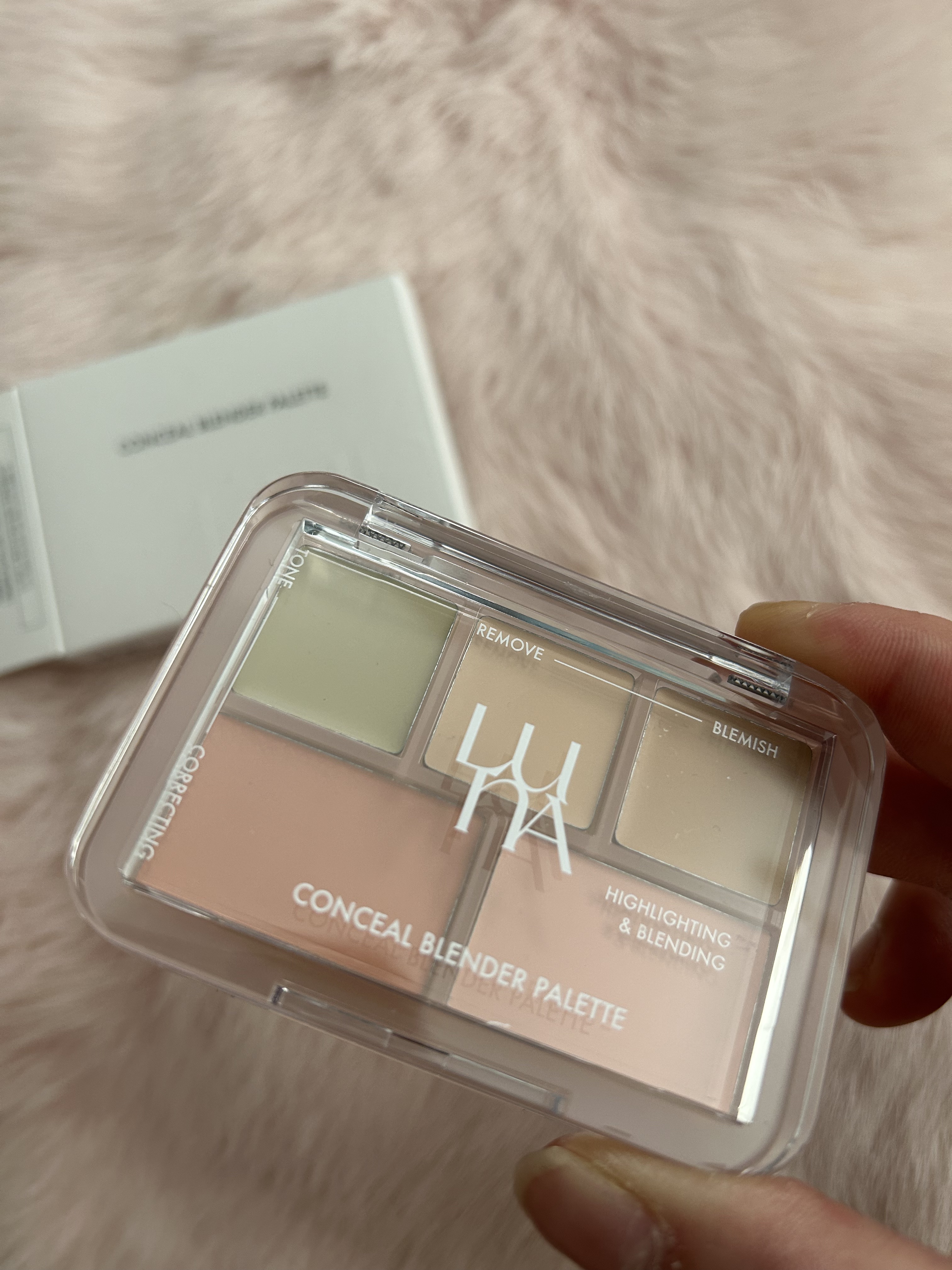 コンシールブレンダーパレット/LUNA/パレットコンシーラーを使ったクチコミ（2枚目）