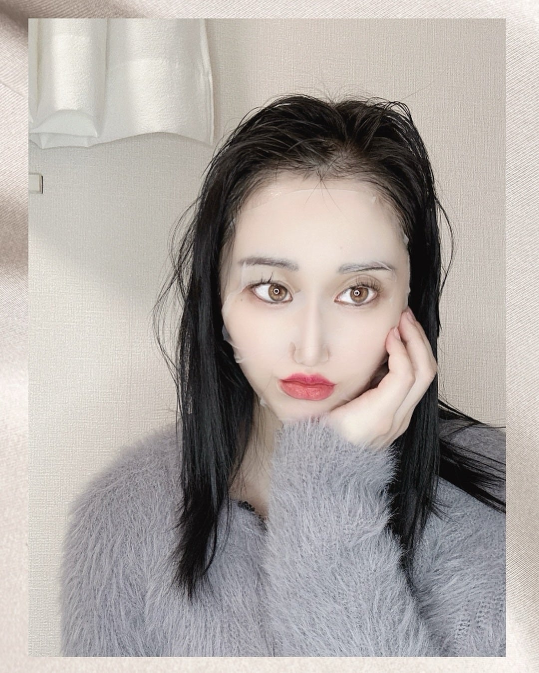 MAI【フォロバ&リムバ100】 on LIPS 「❤︎【CICIBELLA】シートマスク『ヒト幹細胞×VC200..」(2枚目)