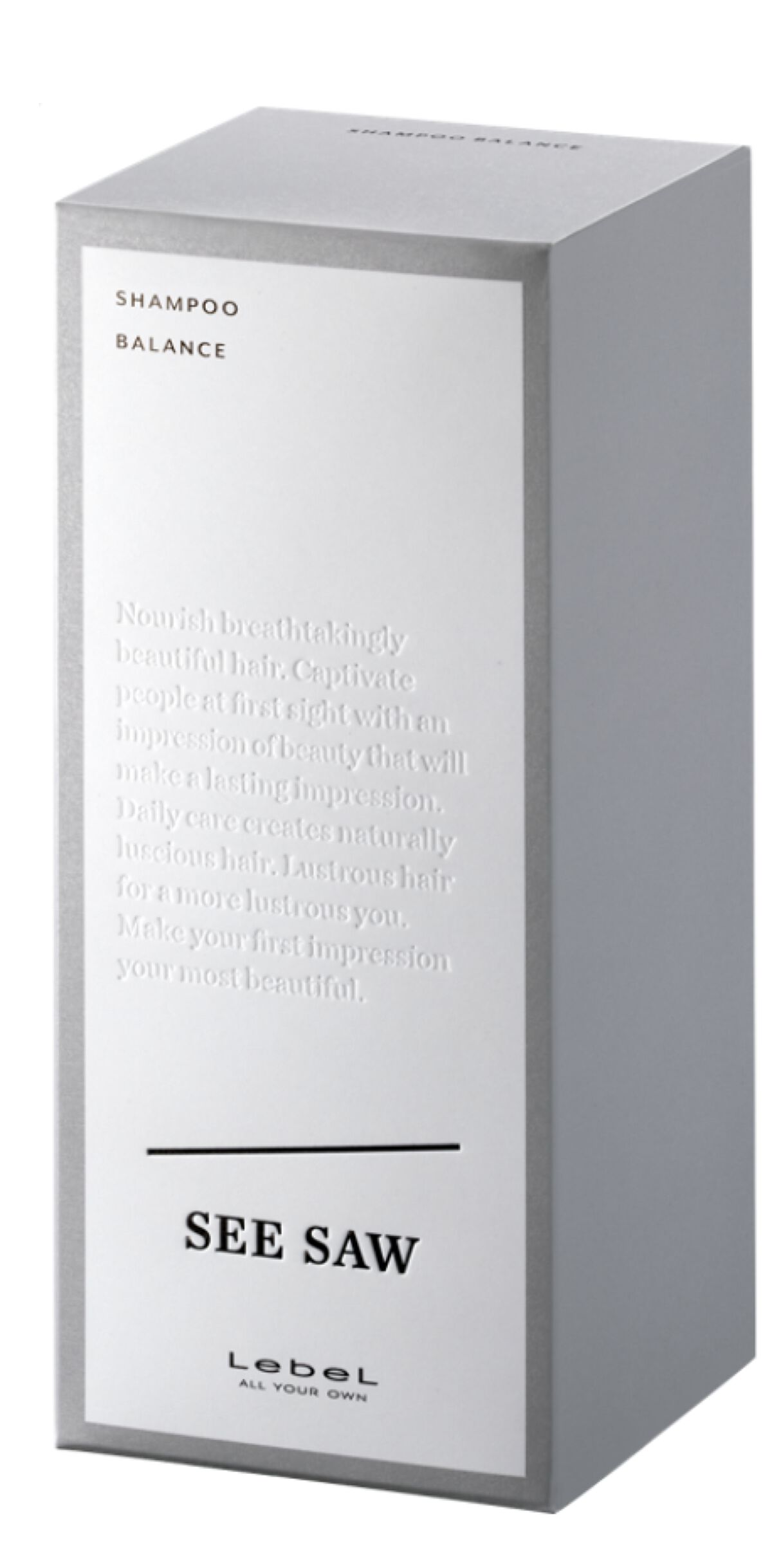 SEE/SAW ヘア＆スキャルプシャンプー/ヘアトリートメントバランス SHAMPOO 250mL