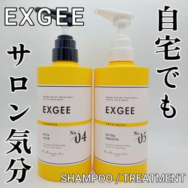 エグジー シャンプー／トリートメント/EXGEE/シャンプー・コンディショナーを使ったクチコミ（1枚目）