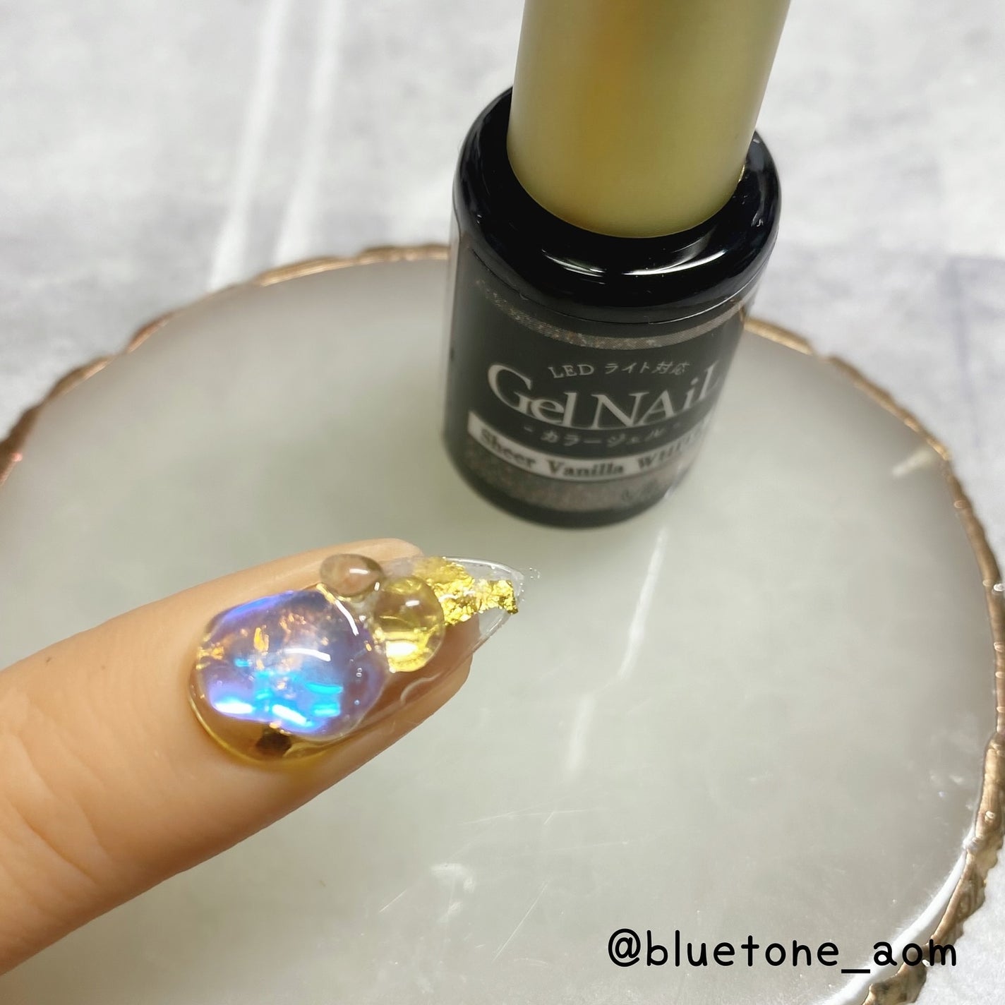 ジェルネイル(ライト対応)/セリア/ジェルネイルを使ったクチコミ(3枚目)