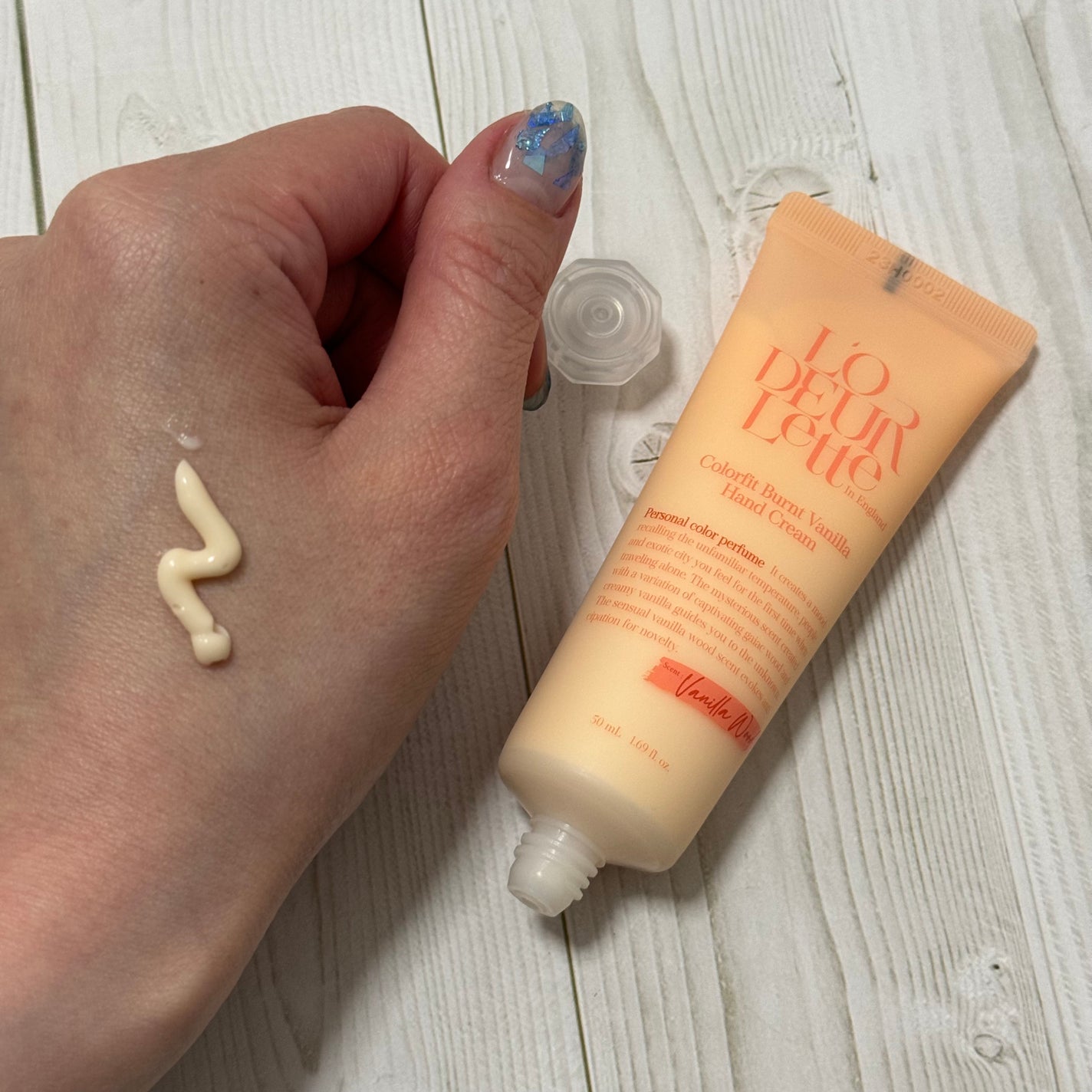 カラーフィットハンドクリーム/ロダレット/ハンドクリームを使ったクチコミ(3枚目)