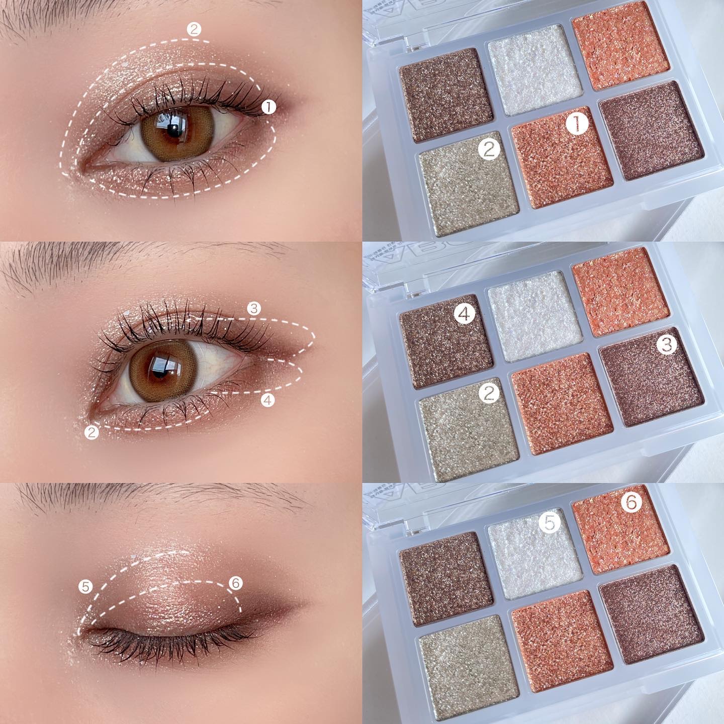 オーマイグリッターポップ/ABOUT TONE/アイシャドウパレットを使ったクチコミ（3枚目）