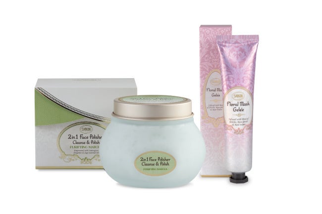 SABON フェイススクラブ＆マスクキット ブルーミング F