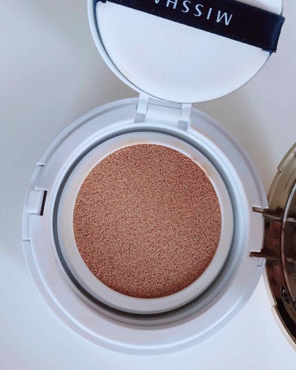 M クッション ファンデーション(モイスチャー)/MISSHA/クッションファンデーションを使ったクチコミ(2枚目)