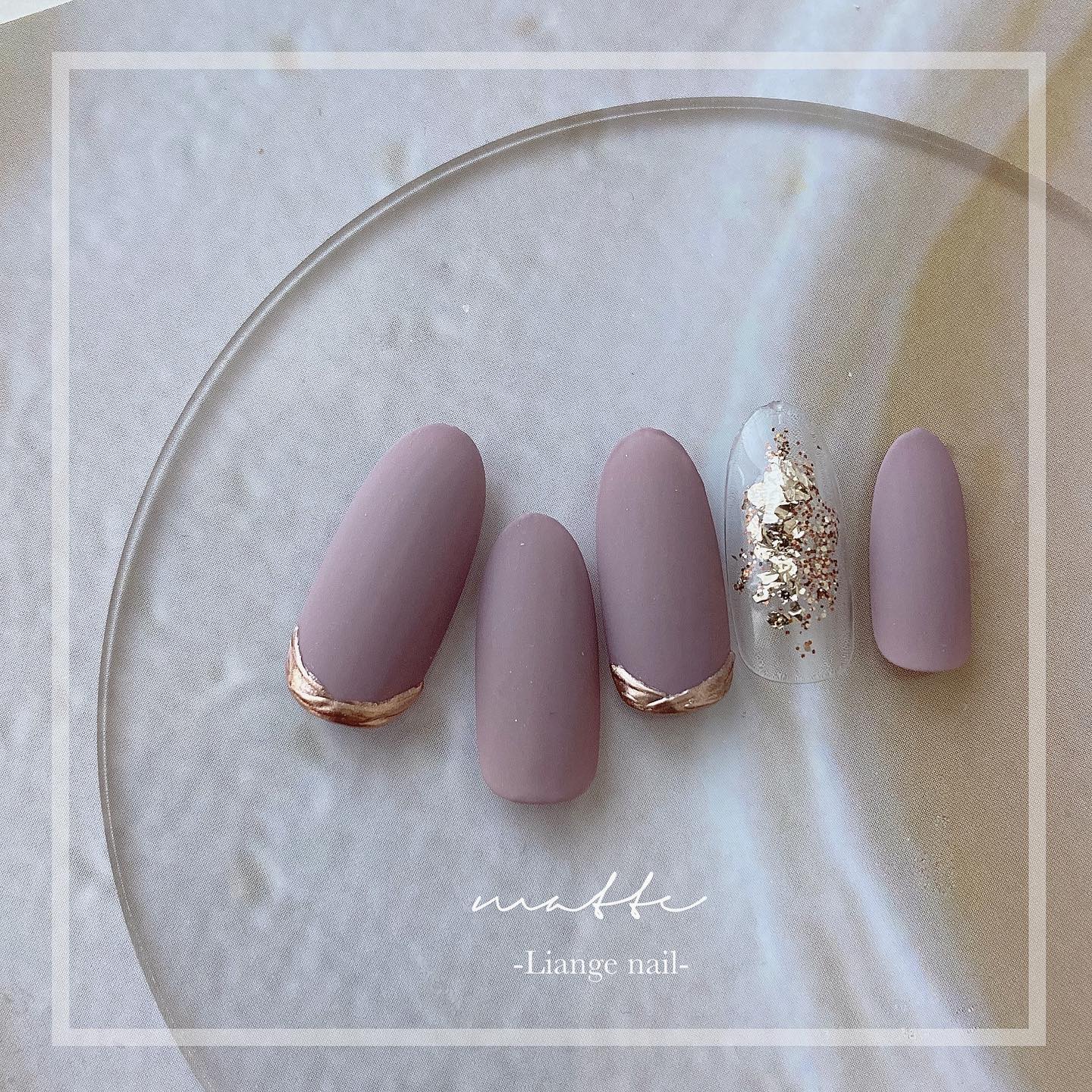 #リアンジェネイル,#柏ネイル,#ネイル,#春ネイル,#くすみネイル,#ミラーネイル,#ニュアンスネイルのネイルデザイン
