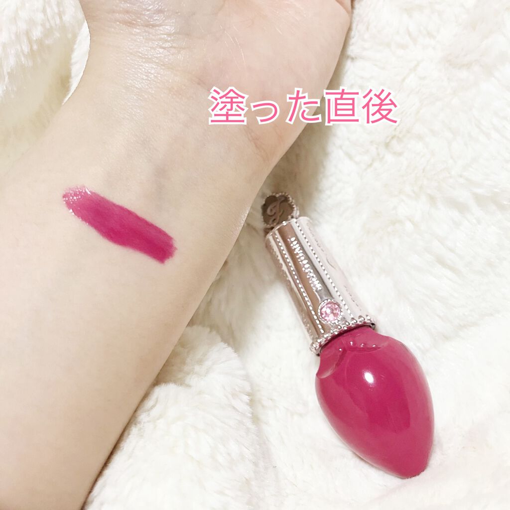 フォーエヴァージューシー オイルルージュ ティント/JILL STUART/リップティントを使ったクチコミ（2枚目）