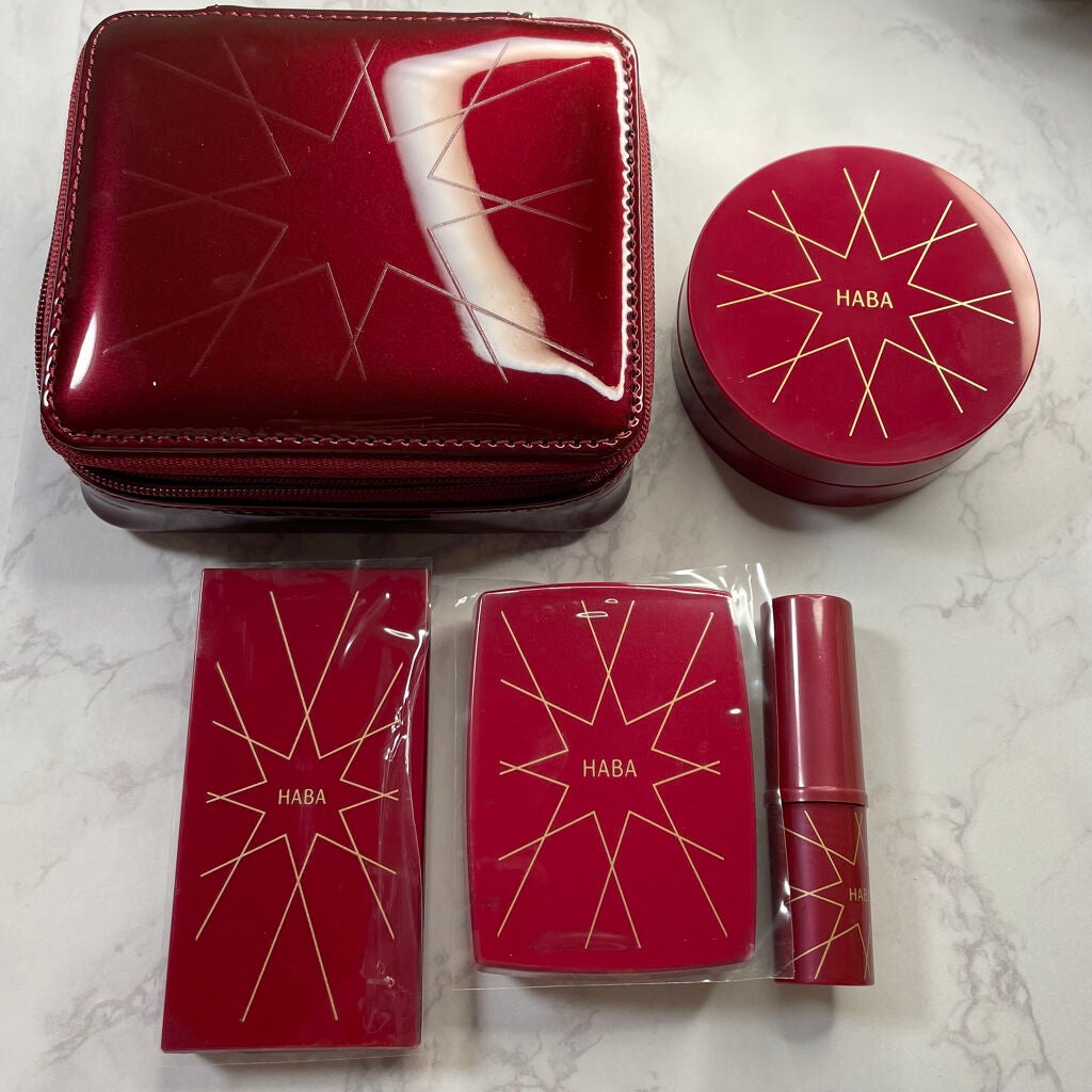 スイートクリスマスコレクション/HABA/メイクアップキットを使ったクチコミ(2枚目)