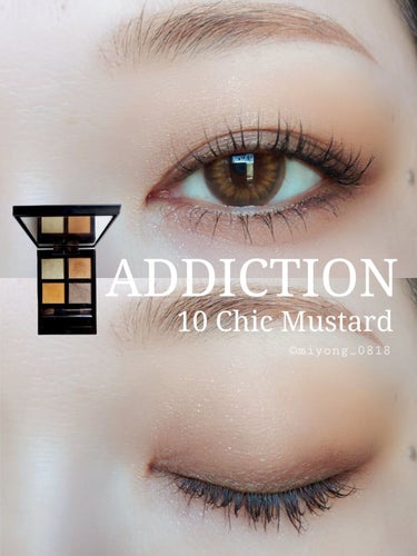 アディクション　ザ アイシャドウ パレット 010 Chic Mustard/ADDICTION/アイシャドウパレットを使ったクチコミ（1枚目）