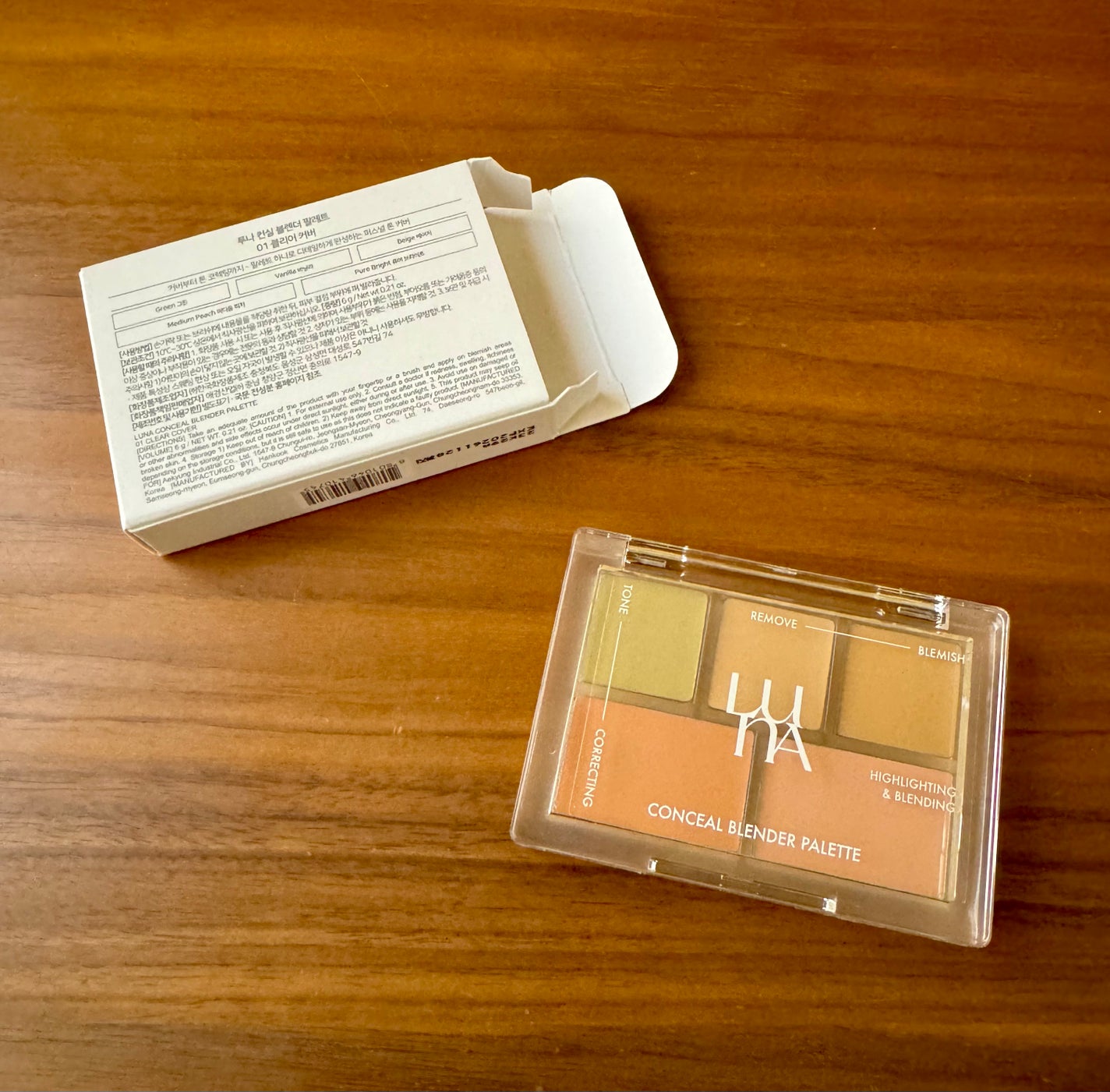 コンシールブレンダーパレット/LUNA/パレットコンシーラーを使ったクチコミ(2枚目)