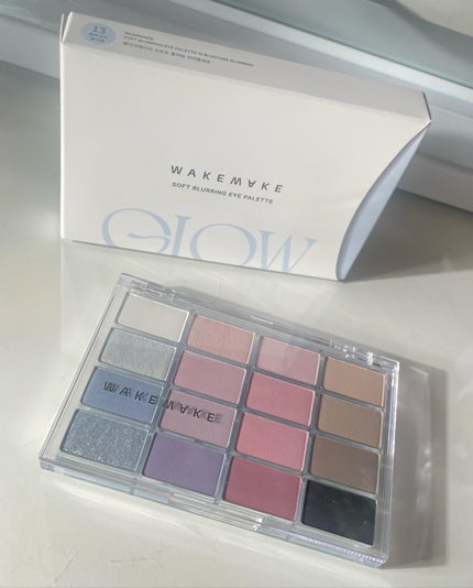 ソフトブラーリングアイパレット/wakemake/アイシャドウパレットを使ったクチコミ(8枚目)