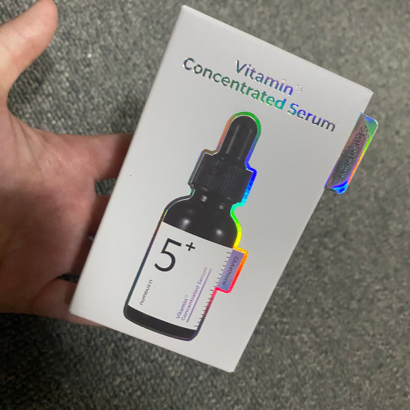 5番 白玉グルタチオンC美容液/numbuzin/美容液を使ったクチコミ(1枚目)