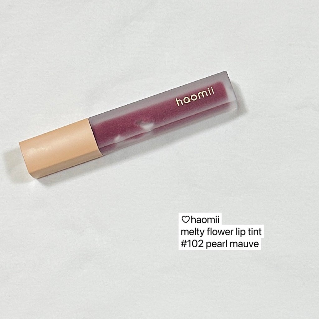 Melty flower lip tint/haomii/口紅を使ったクチコミ(4枚目)