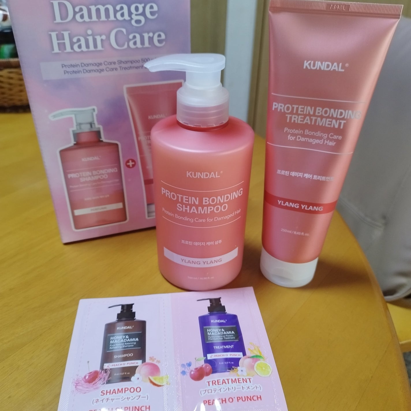クンダル ダメージケア シャンプー/トリートメント/KUNDAL/市販シャンプーを使ったクチコミ(1枚目)
