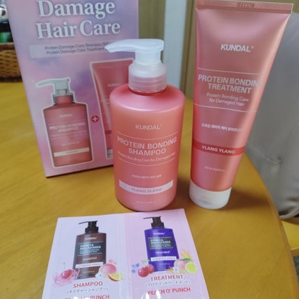 クンダル ダメージケア シャンプー/トリートメント/KUNDAL/市販シャンプーを使ったクチコミ(1枚目)