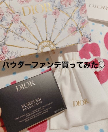 ディオールスキン フォーエヴァー コンパクト ナチュラル ベルベット/Dior/パウダーファンデーションを使ったクチコミ（2枚目）