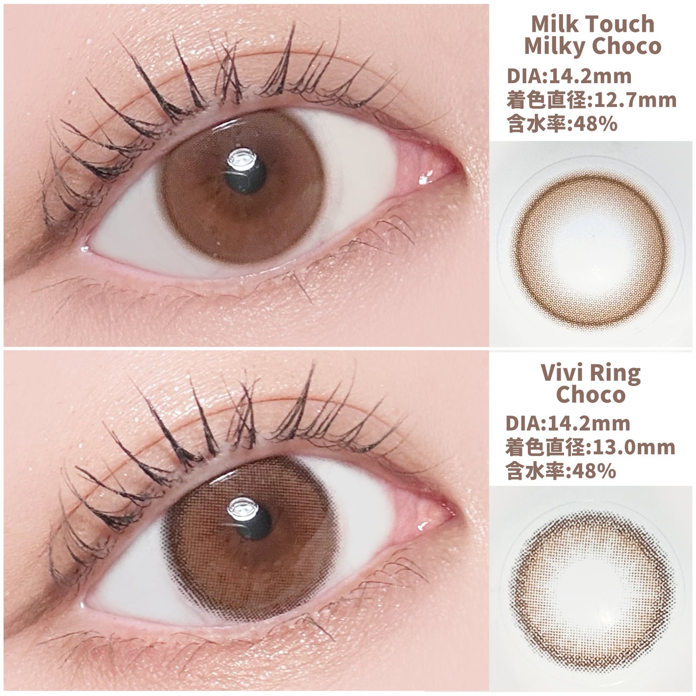 ViVi Ring 1day/OLENS/ワンデー(1DAY)カラコンを使ったクチコミ(4枚目)