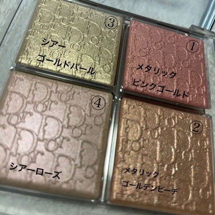 ディオール バックステージ フェイス グロウ パレット/Dior/ハイライトを使ったクチコミ(2枚目)