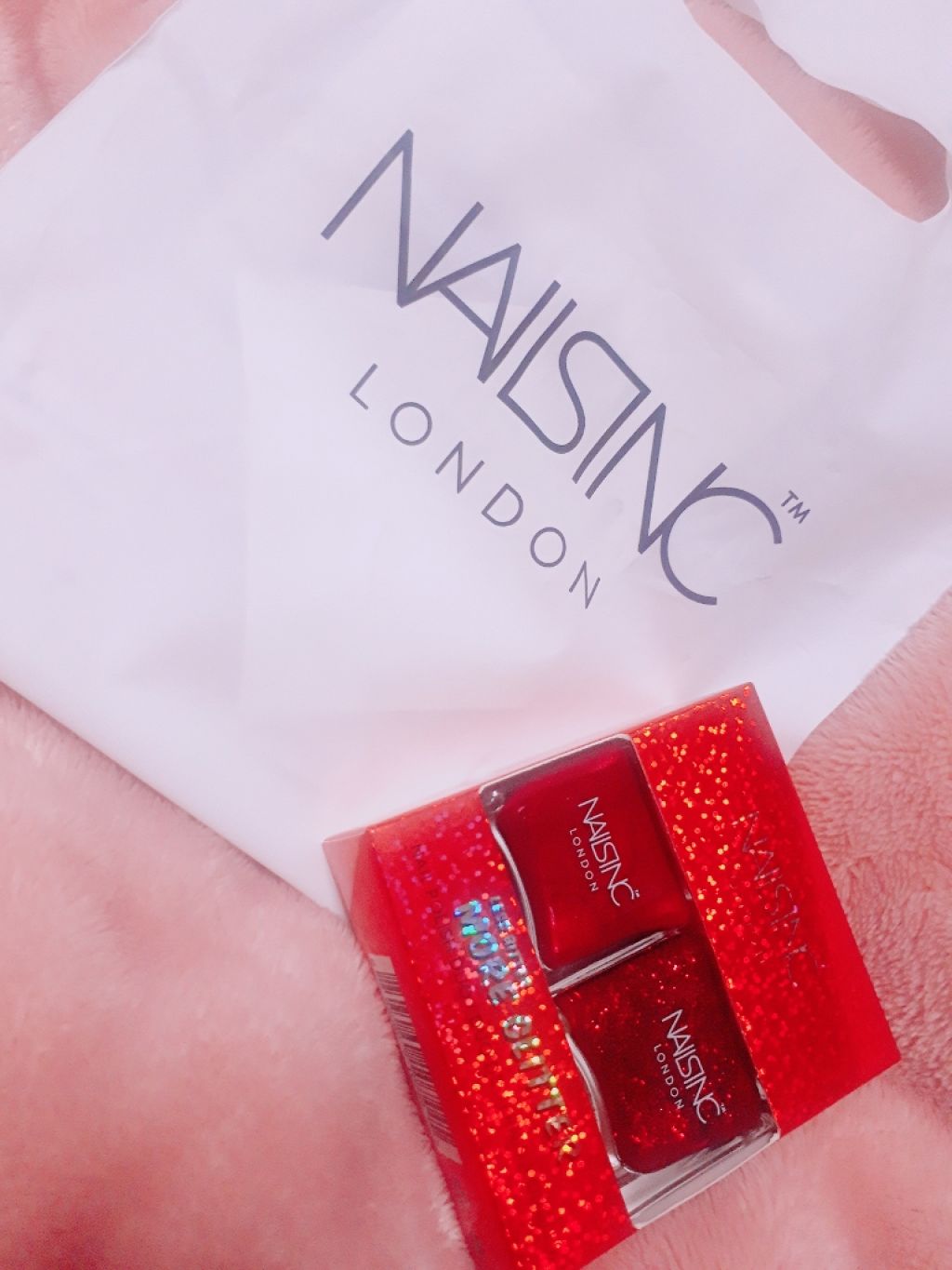 レス ビター モア グリッター デュオ キット/nails inc./その他キットセットを使ったクチコミ（1枚目）