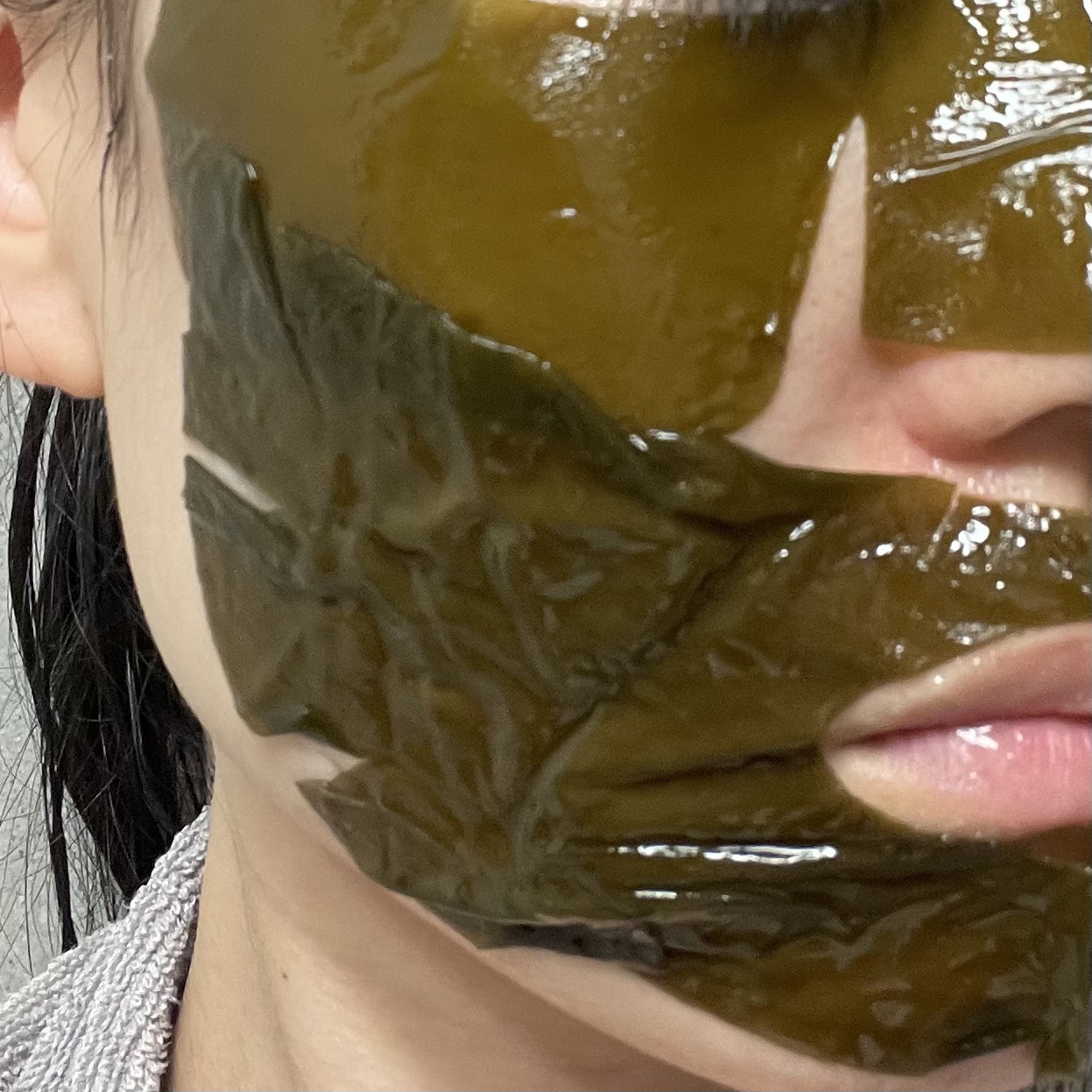 アルゲオーガニックコンブマスクパック/WHAMISA/シートマスク・パックを使ったクチコミ（3枚目）