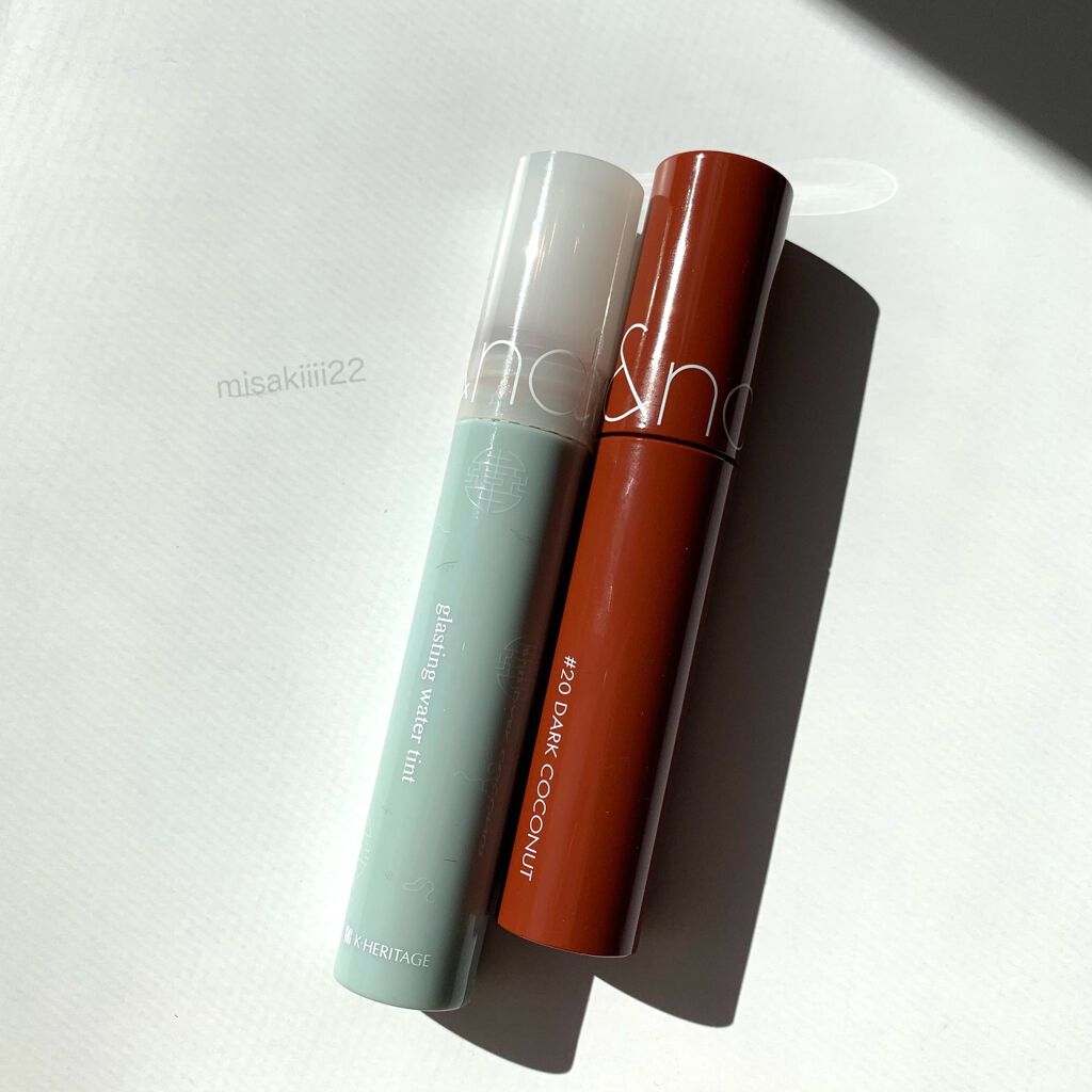 ジューシーラスティングティント/rom&nd/リップティントを使ったクチコミ(4枚目)