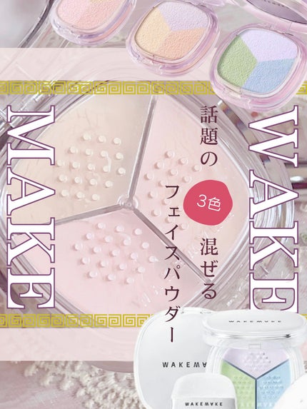 ステイフィクサーマルチカラーパウダー/wakemake/ルースパウダーを使ったクチコミ(1枚目)