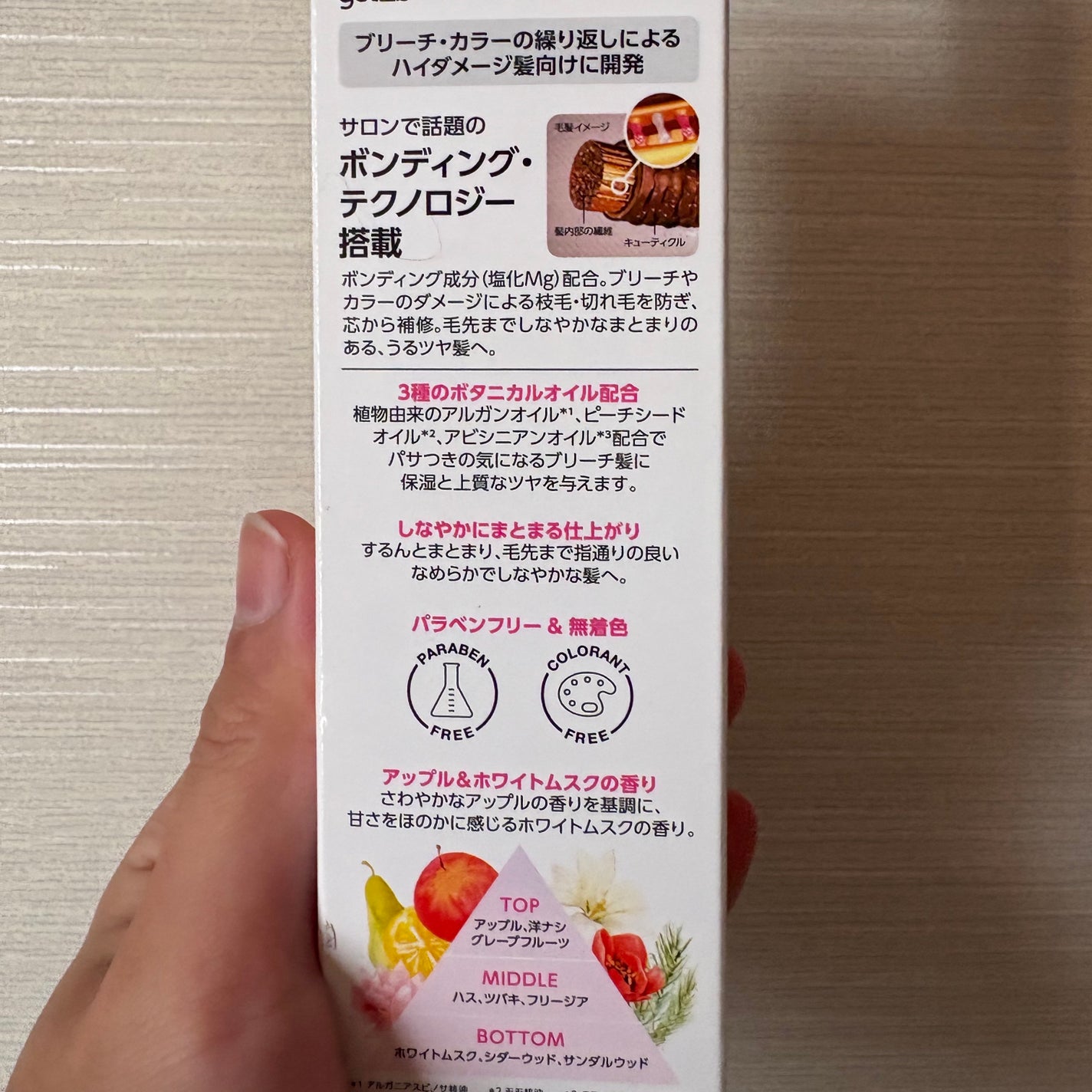 ボンディング・オイル/got2b/ヘアオイルを使ったクチコミ(3枚目)