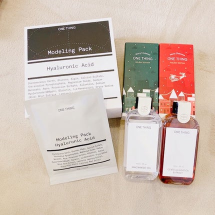 モデリングパック ヒアルロン酸 /ONE THING/洗い流すパック・マスクを使ったクチコミ(1枚目)