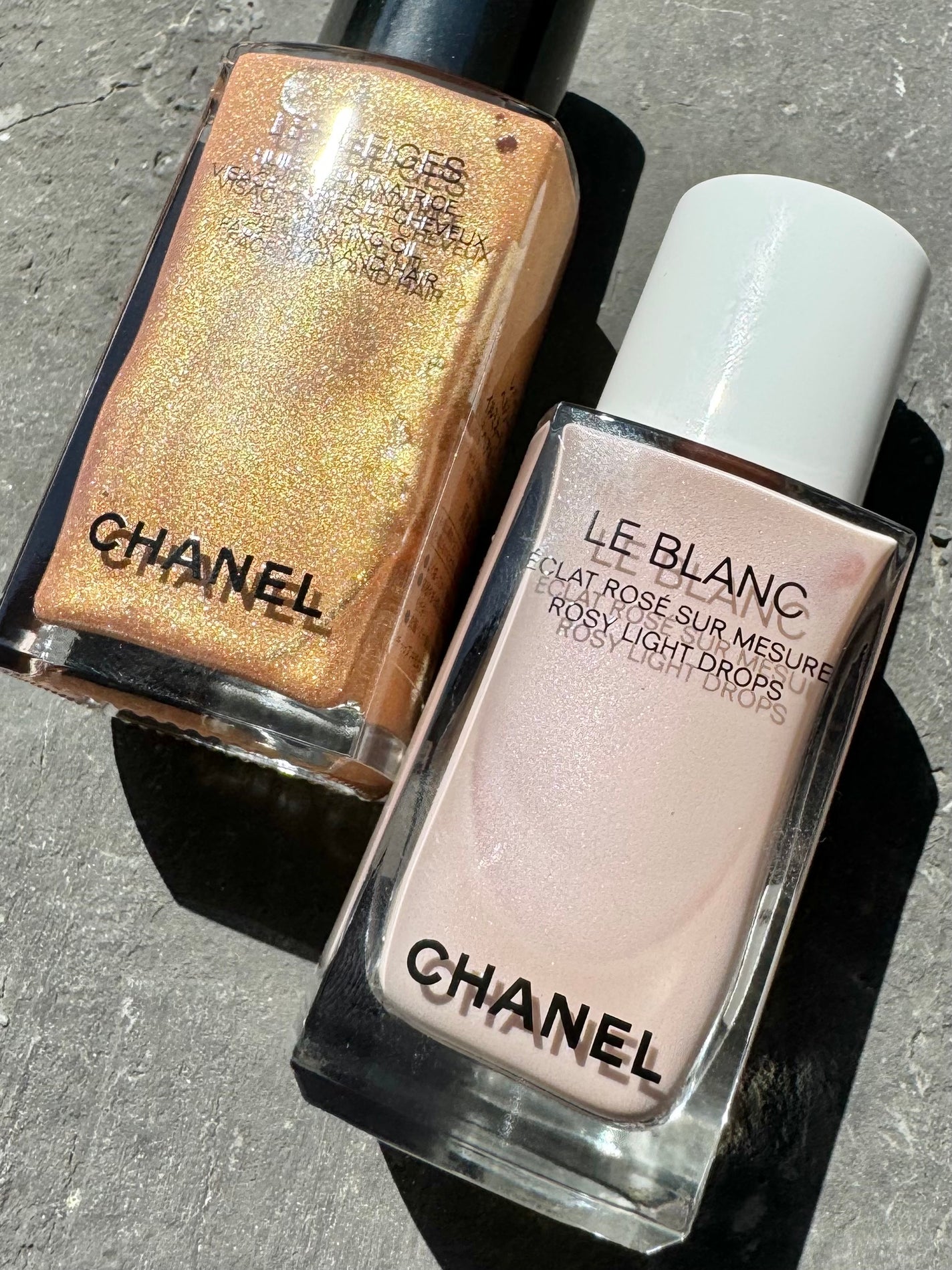 ル ブラン ロージー ドロップス/CHANEL/リキッドハイライトを使ったクチコミ(2枚目)
