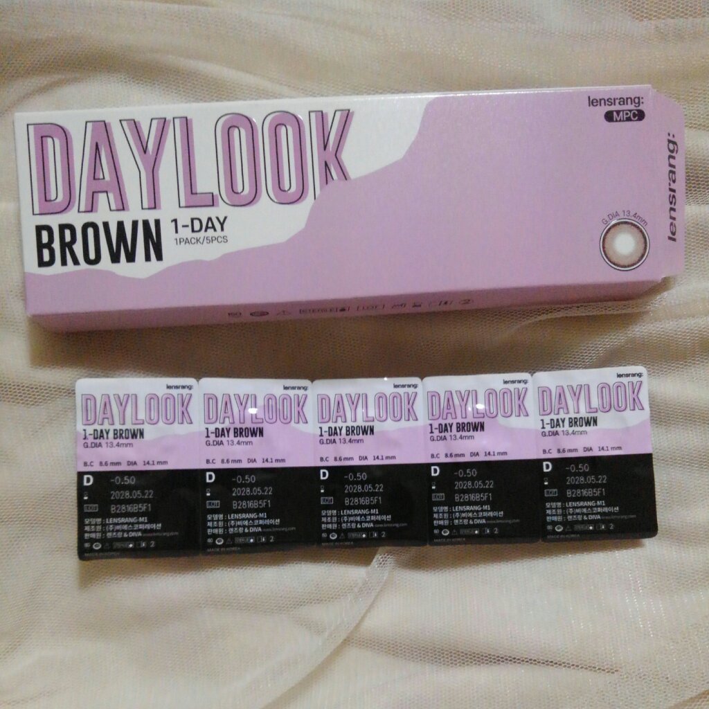 DAYLOOK 1DAY/LensRang/ワンデー（１DAY）カラコンを使ったクチコミ（1枚目）