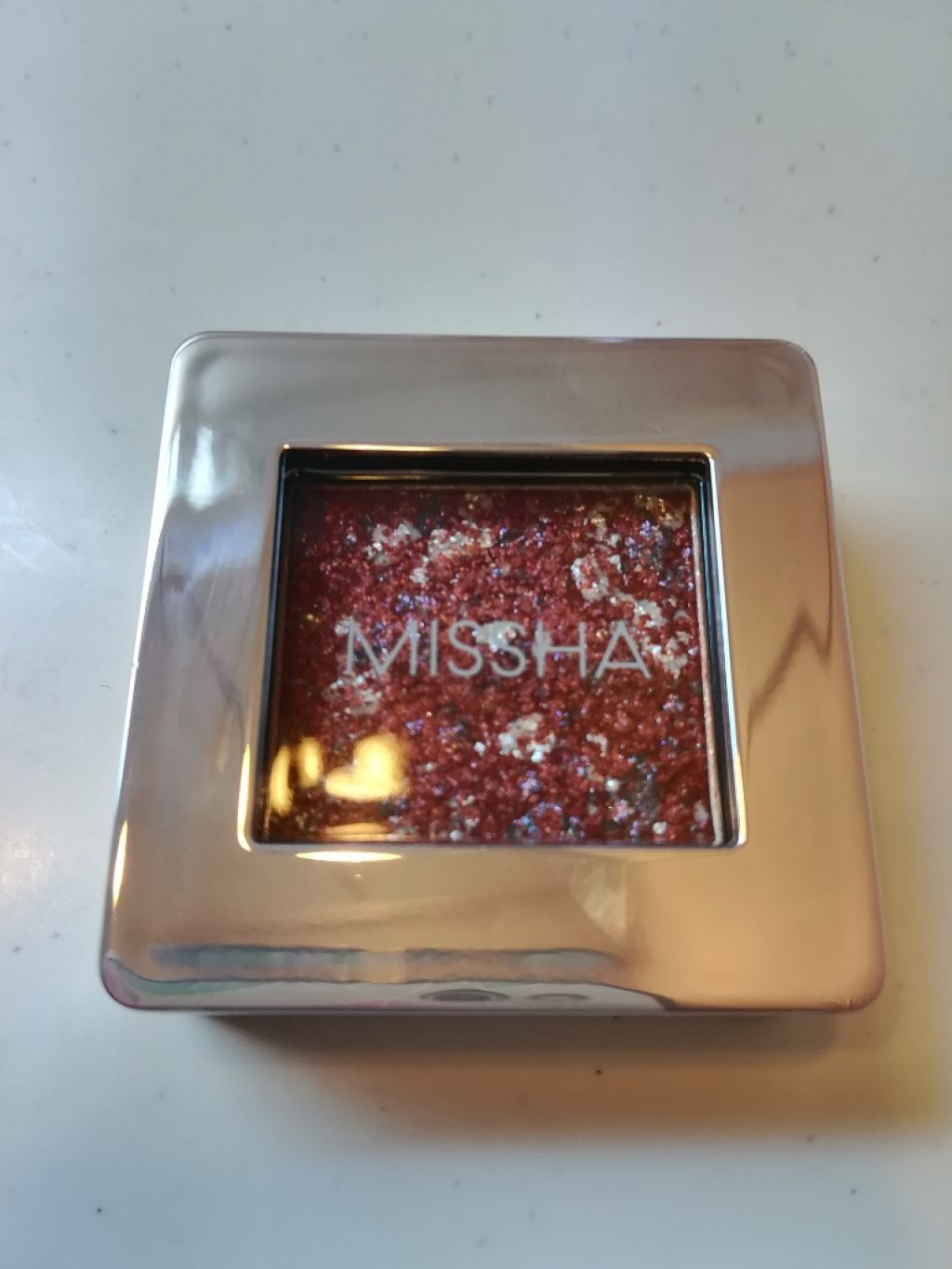 グリッタープリズム シャドウ/MISSHA/グリッターを使ったクチコミ(2枚目)