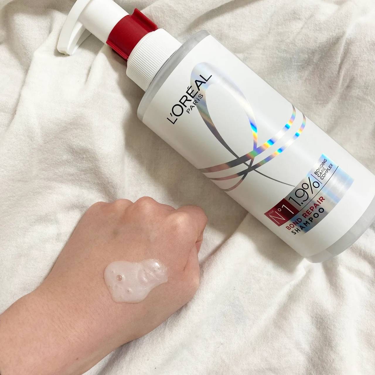 ロレアル パリ ボンド リペア シャンプー／コンディショナー/ロレアル パリ/市販シャンプーを使ったクチコミ（3枚目）