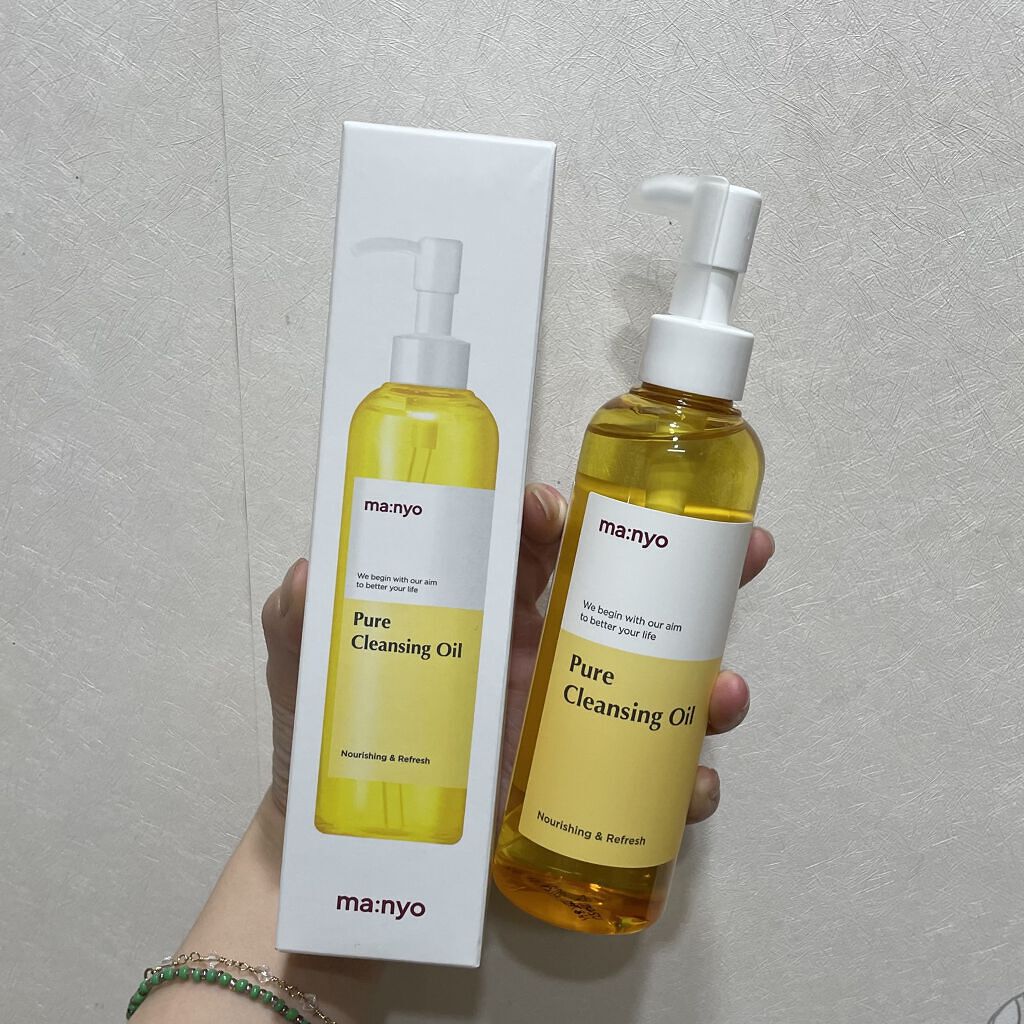 ピュア クレンジング オイル/manyo/オイルクレンジングを使ったクチコミ（1枚目）