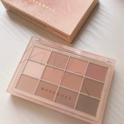 ソフトブラーリングアイパレット 05.ニュートラルブラーリング/wakemake/アイシャドウパレットを使ったクチコミ(1枚目)