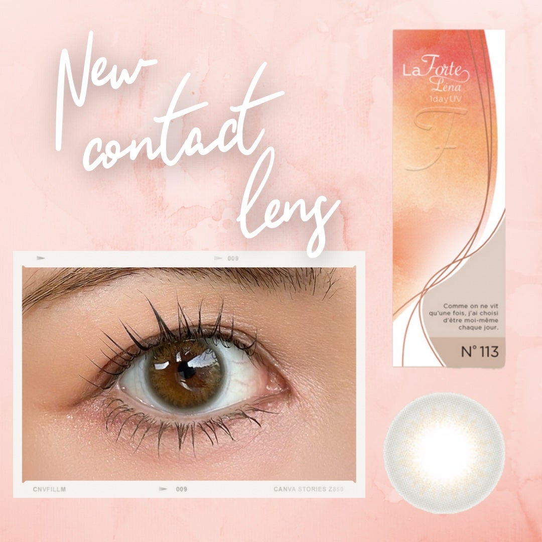LaFORTE Lena 1day UV/LaFORTE/ワンデー(1DAY)カラコンを使ったクチコミ(1枚目)