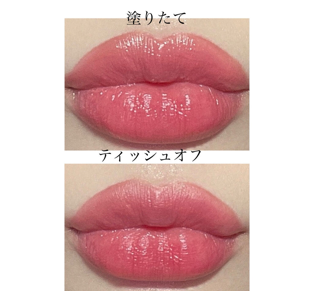 ラスティングフィニッシュ ティントリップ 002 ピーチピンク/リンメル ロンドン/リップティントを使ったクチコミ（2枚目）