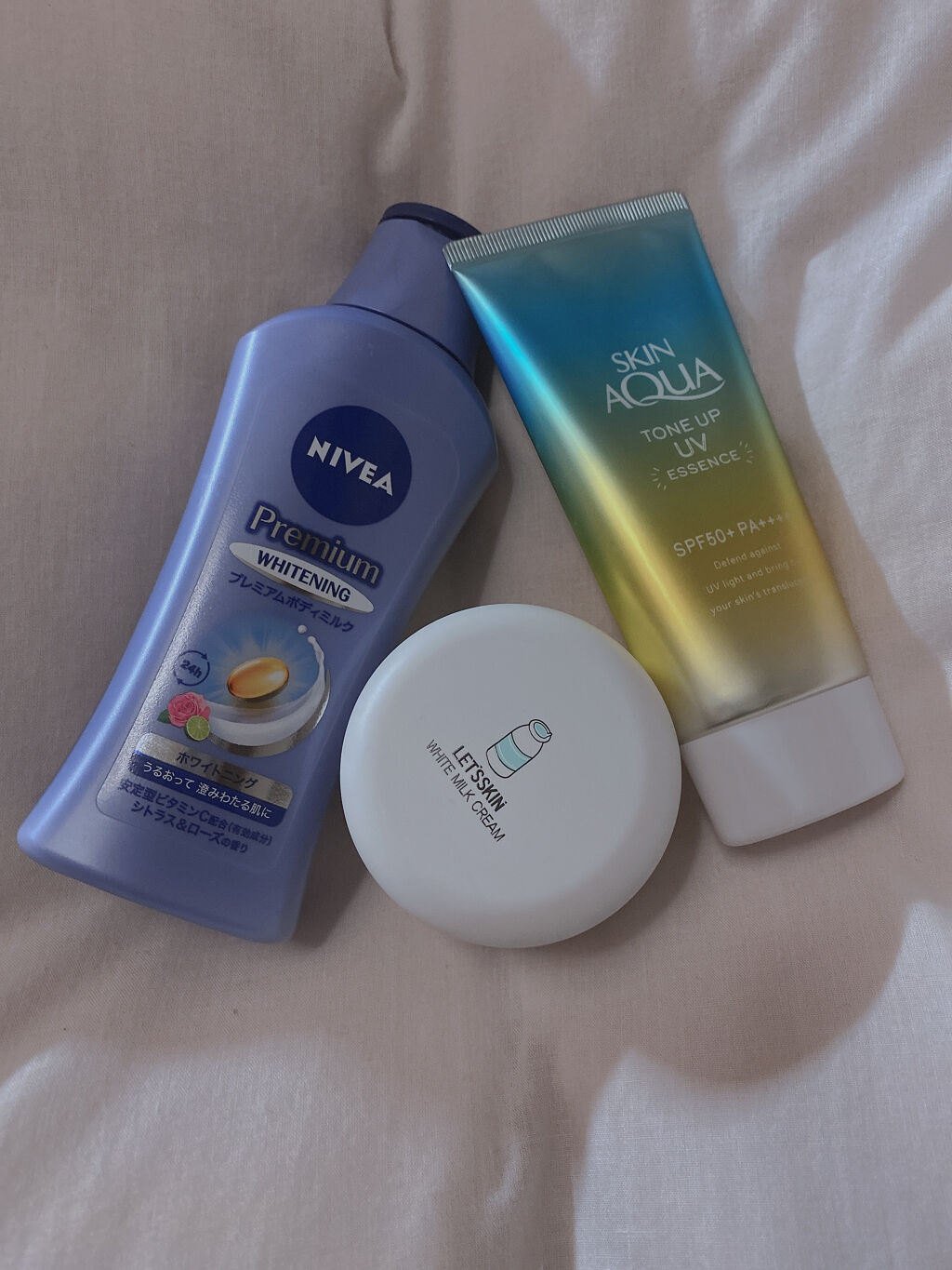 レッツスキン ホワイト ミルククリーム/SHINBEE JAPAN /フェイスクリームを使ったクチコミ（2枚目）