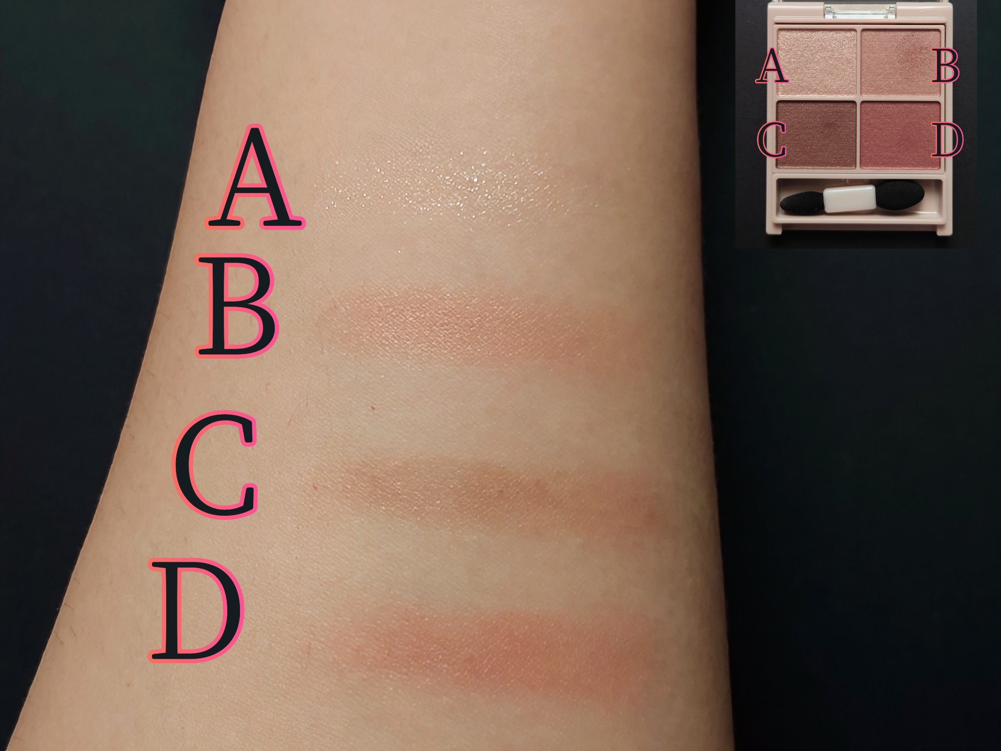 シルキースフレアイズ（マットタイプ）/キャンメイク/アイシャドウパレットを使ったクチコミ（2枚目）